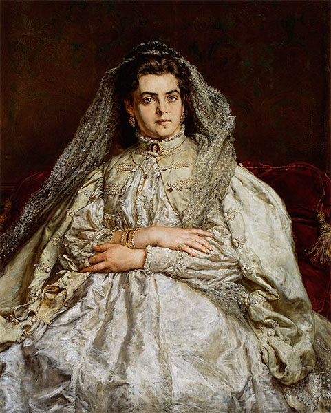 Portrait of the Artist's Wife Teodora, 1879 | Jan Matejko | Giclée Canvas Print