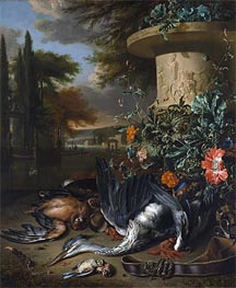 Jan Weenix | Falconer's Bag (Gamepiece with a Dead Heron) | Giclée Canvas Print
