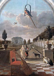 Park with House | Jan Weenix | Painting Reproduction