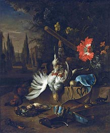 Jan Weenix | A Hunting Still Life with Partridges, undated | Giclée Canvas Print
