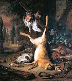 Jan Weenix | Dead Hare and Birds, 1687 | Giclée Canvas Print