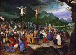 Crucifixion, c.1595 von Jan Bruegel the Elder | Leinwand Kunstdruck