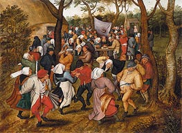 A Country Wedding, c.1630 von Jan Bruegel the Elder | Leinwand Kunstdruck