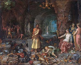 The Prophecy of Isaiah, 1609 von Jan Bruegel the Elder | Leinwand Kunstdruck