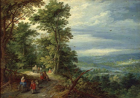 Edge of the Forest (The Flight into Egypt), 1610 | Jan Bruegel the Elder