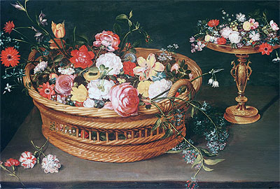 A Basket of Flowers, n.d. | Jan Bruegel the Elder