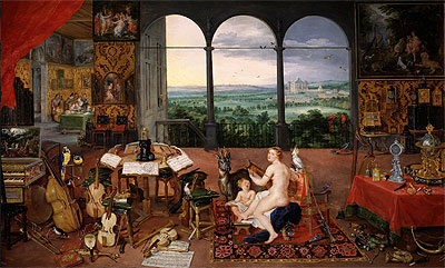 Hearing, 1617 | Jan Bruegel the Elder | Giclée Leinwand Kunstdruck