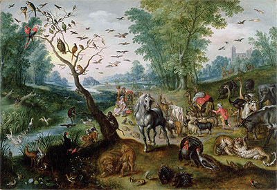 Noah's Ark, n.d. | Jan Bruegel the Elder | Giclée Leinwand Kunstdruck