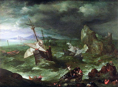 Ein Seesturm, c.1594/95 | Jan Bruegel the Elder