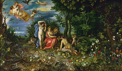 Ceres und die vier Elemente, 1604 | Jan Bruegel the Elder