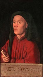 Portrait of a Man (Leal Souvenir) | Jan van Eyck | Painting Reproduction