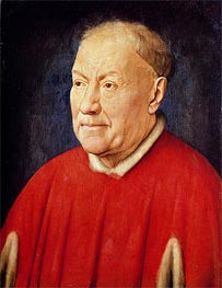 Cardinal Niccolo Albergati, c.1435 von Jan van Eyck | Leinwand Kunstdruck