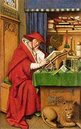 Saint Jerome in His Study | Jan van Eyck | Painting Reproduction