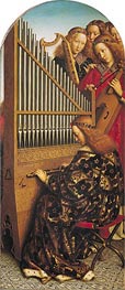 Angels Playing Music (The Ghent Altarpiece) | Jan van Eyck | Painting Reproduction