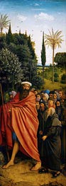 The Pilgrims (The Ghent Altarpiece) | Jan van Eyck | Painting Reproduction