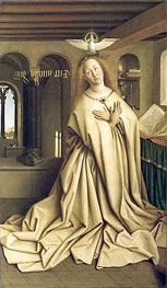 Virgin Annunciate (The Ghent Altarpiece) | Jan van Eyck | Painting Reproduction