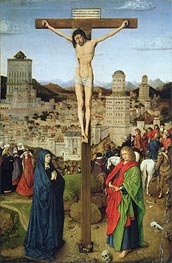 The Crucifixion, Undated von Jan van Eyck | Leinwand Kunstdruck