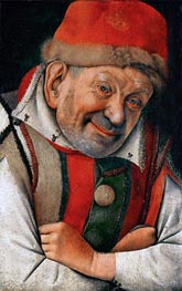 Gonella (The Court Dwarf of the Dukes of Ferrara), undated von Jan van Eyck | Leinwand Kunstdruck