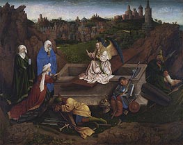 The Three Marys at the Tomb | Jan van Eyck | Painting Reproduction