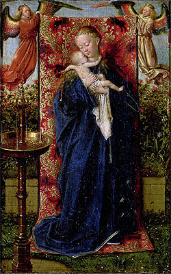 Madonna at the Fountain, 1439 | Jan van Eyck | Giclée Leinwand Kunstdruck