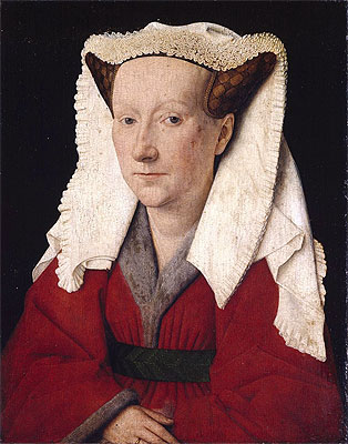 Portrait of Margareta van Eyck, 1439 | Jan van Eyck | Giclée Leinwand Kunstdruck