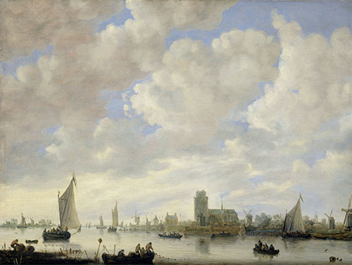 Ansicht der Merwede bei Dordrecht, c.1660 | Jan van Goyen