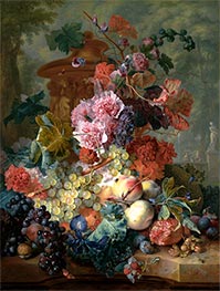 Fruit Piece | Jan van Huysum | Painting Reproduction