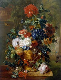 Flowers | Jan van Huysum | Painting Reproduction