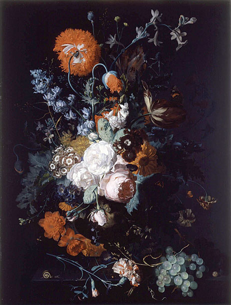Still Life of Flowers and Fruit, c.1716/17 | Jan van Huysum | Giclée Canvas Print