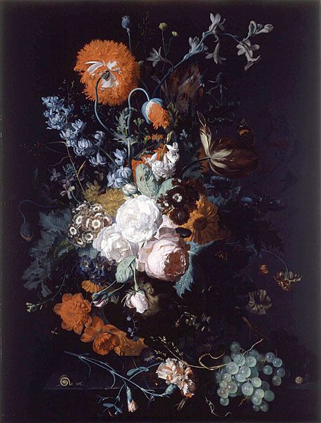 Still Life of Flowers and Fruit, c.1716/17 | Jan van Huysum