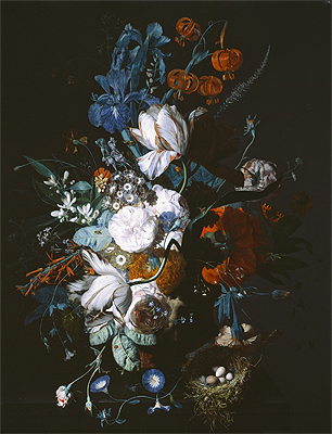 Vase with Flowers, c.1720 | Jan van Huysum | Giclée Leinwand Kunstdruck