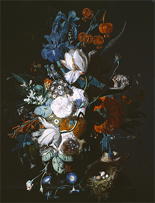 Vase mit Blumen, c.1720 | Jan van Huysum