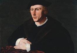 Porträt von Joris van Egmond, c.1535 von Jan van Scorel | Leinwand Kunstdruck
