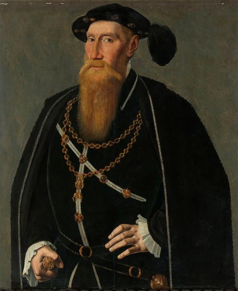 Portrait of Reinoud III of Brederode, c.1545 | Jan van Scorel | Giclée Canvas Print
