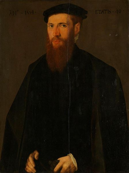 Jan van Scorel | Portrait of Willem van Lokhorst, c.1545 | Giclée Canvas Print
