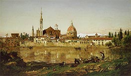 Jasper Francis Cropsey | Florence, 1875 | Giclée Canvas Print