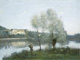 Ville-d'Avray, c.1865 by Corot | Canvas Print