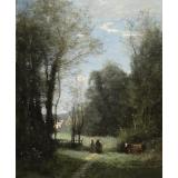 The Maison Blanche of Servres | Corot