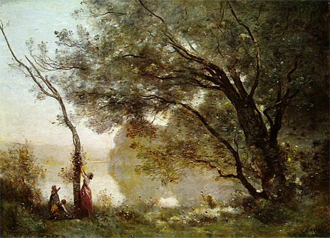 Souvenir of Mortefontaine, 1864 | Corot | Giclée Canvas Print