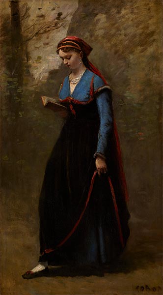 The Reader, 1868 | Corot