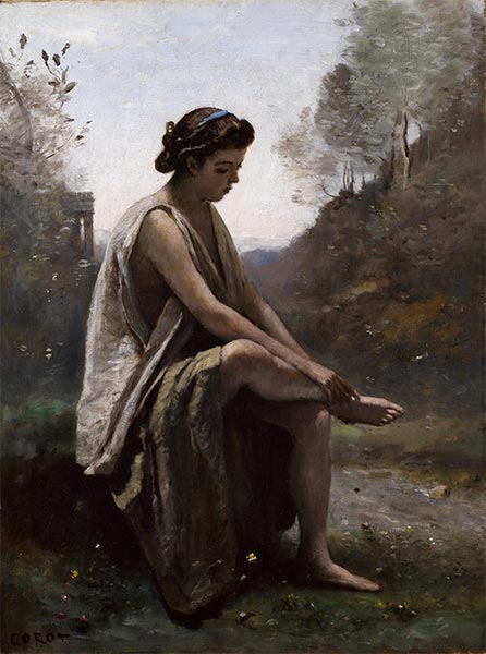 The Wounded Eurydice, c.1868/70 | Corot