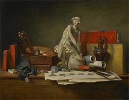 Chardin | The Attributes of the Arts and the Rewards Which Are Accorded Them, 1766 | Giclée Canvas Print