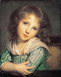 Girl at the Window | Jean-Baptiste Greuze | Gemälde Reproduktion