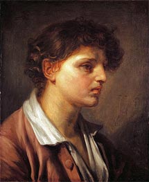 Jean-Baptiste Greuze | Portrait of a Young Man | Giclée Paper Print