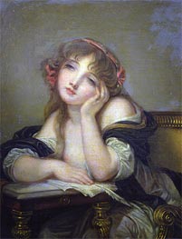 The Letter Writer | Jean-Baptiste Greuze | Painting Reproduction