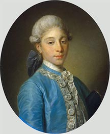 Portrait of Marquis de Saint Paul | Jean-Baptiste Greuze | Painting Reproduction