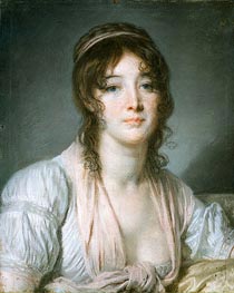 Jean-Baptiste Greuze | Portrait of Madame Baptiste Aine | Giclée Paper Print