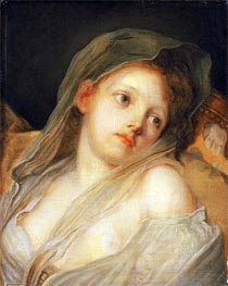 Innocence, n.d. von Jean-Baptiste Greuze | Leinwand Kunstdruck