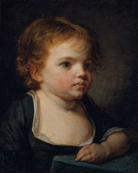 Portrait of a Child, n.d. | Jean-Baptiste Greuze | Giclée Leinwand Kunstdruck