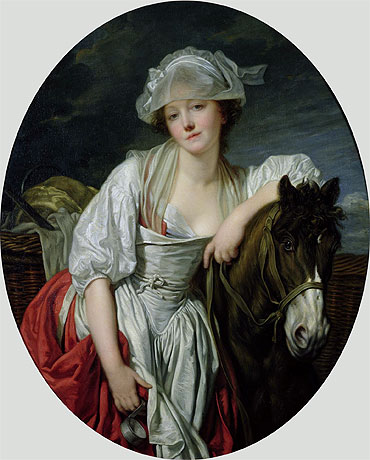 The Milkmaid, c.1780/84 | Jean-Baptiste Greuze | Giclée Canvas Print